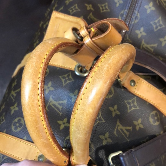 LOUIS VUITTON Keepall LV 55 Monogram Boston Travel Weekend Duffle Bag AUTHENTIC - Picture 5 of 17